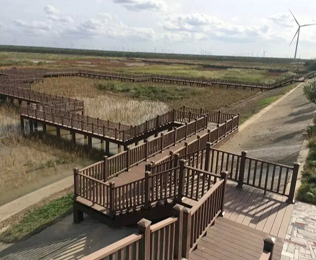 江苏黄海森林公园采购公园栈道塑木地板