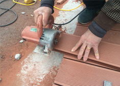 绿华塑木告诉您塑木地板是否可以进行二次加工