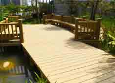 绿华木塑地板为新农村建设改造添彩